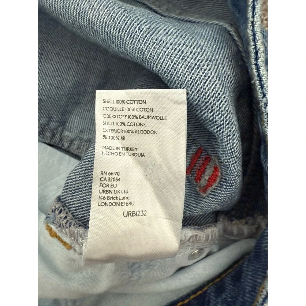 BDG Urban Outfitters Women's Mom High Rise Denim Jeans Blue Size 24 - Picture 5 of 8